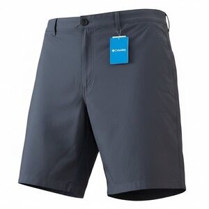 Columbia Mens Regular Fit Outdoor Hiking Shorts Charcoal Grey 46W 10L New